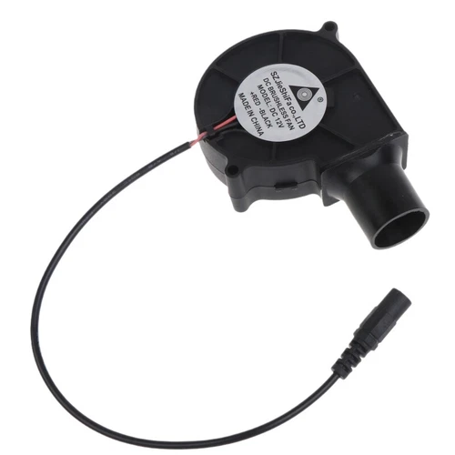 BBQ Fan Cooling 7530 Air Blower for DC 12V 1.5A Brushless 5.5x2.1mm 2500R Blower