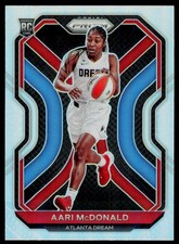 2021 Panini Prizm WNBA Aari McDonald 91 Prizms Silver RC Atlanta Dream