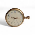 Elgin Gold Filled Antique USA Womens Pocket Watch Warranted 20 Years Case