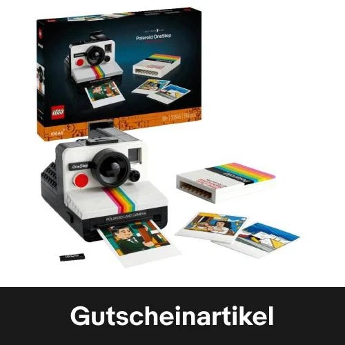 LEGO Ideas 21345 Polaroid OneStep SX-70 Sofortbildkamera Bausatz, Mehrfarbig