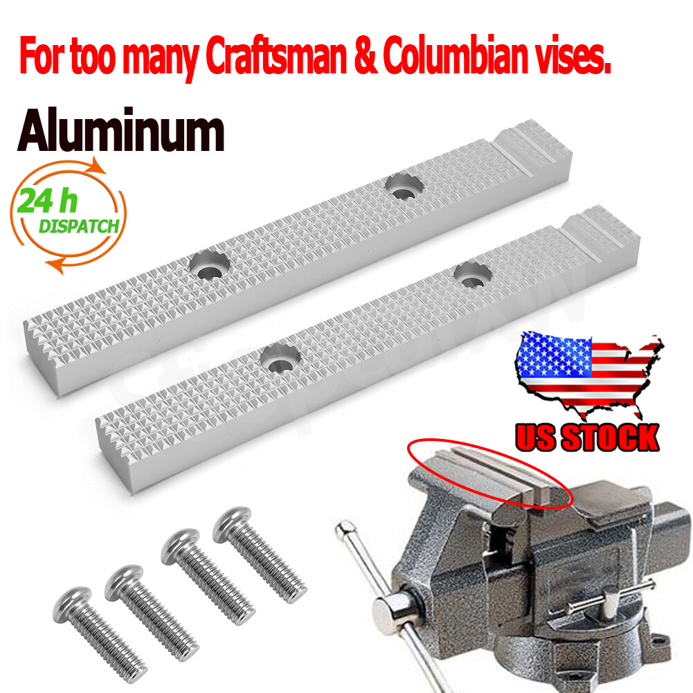 For Craftsman Columbian Vise Jaw Inserts For Older USA Models 6 1