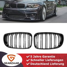 KÜHLERGRILL NIEREN SCHWARZ GRILL FÜR BMW E81 E87 E82 E88 DOPPELSTEG 2007-2013
