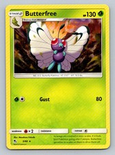 Pokemon Butterfree Hidden Fates 3/68 Light Play LP+ or Better