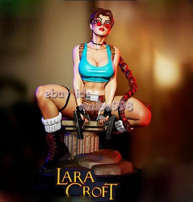3D Print LARA CROFT Tomb Raider Garage Kit Model Kit Unassemble Unpainted GK