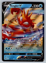 Kingler V 028/172 Brilliant Stars Ultra Rare