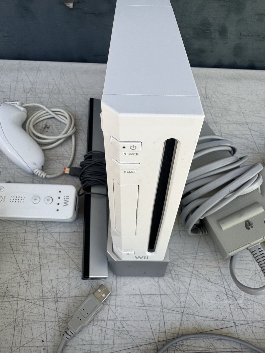Nintendo Wii Console BUNDLE LOT | white RVL-001 | Mario Kart