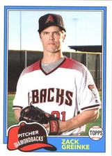 2018 Topps Archives #218 Zack Greinke - BB