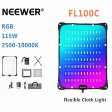 NEEWER FL100C RGB Full Color LED Video Light Flexible Soft Light 115W DMX APP