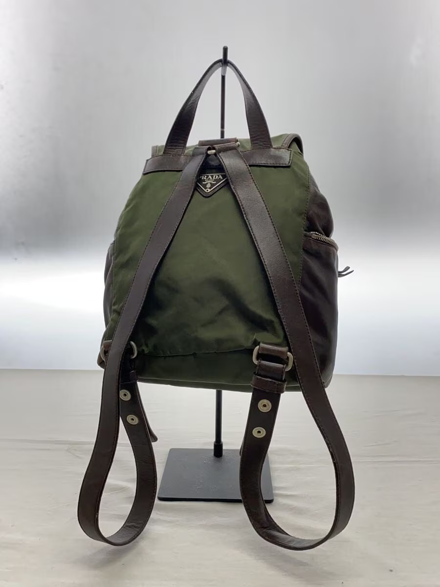 PRADA Mini Backpack Triangle Logo Triangle Logo S… - image 3