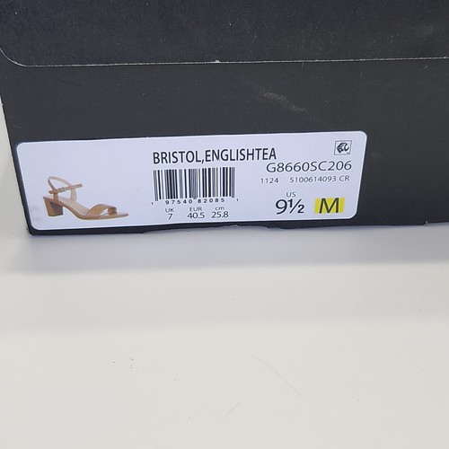 Naturalizer Women's Size 9 1/2 M Bristol English Tea Block Heel Sandals Neutral - Picture 8 of 9