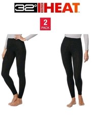 32 DEGREES HEAT WOMEN'S 2 PACK BASE LAYER PANT