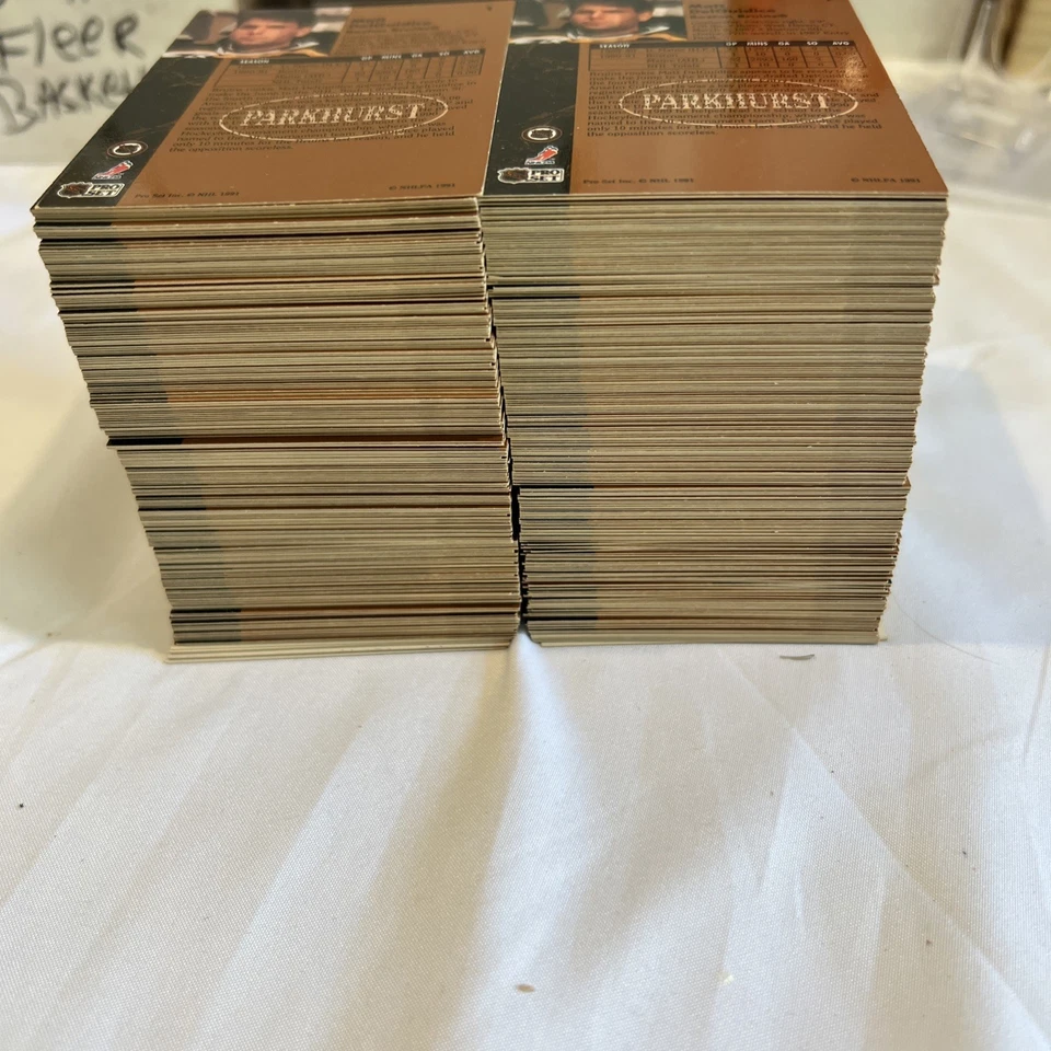 1991-92 Parkhurst NHL Hockey Series 1 Complete Set Gretzky Lidstrom RC, 1-225 - Image 2 of 2