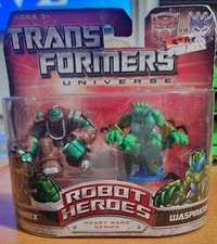 Hasbro Rhinox vs Waspinator Beast Wars Series Transformers Universe Robot Heroes