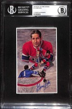 1992-96 Legends Of Hockey 50 Elmer Lach HOF BGS Auto Autograph BAS B101713