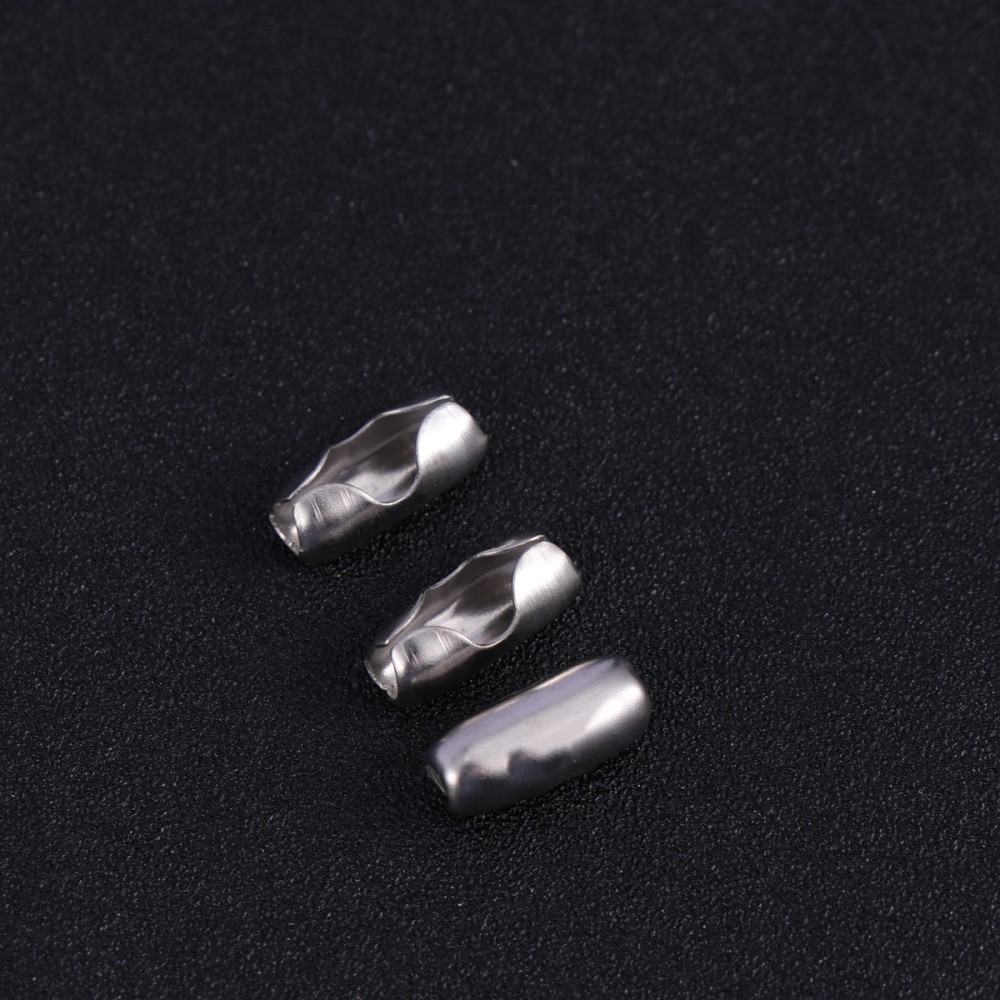 100 Pcs Stainless Steel Waist Buckle Clasps for Ball Chain Connectors