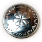 Lucky Clover & Horseshoe, 9Fine Mint, 1oz Fine Silver Round, Proof-Like