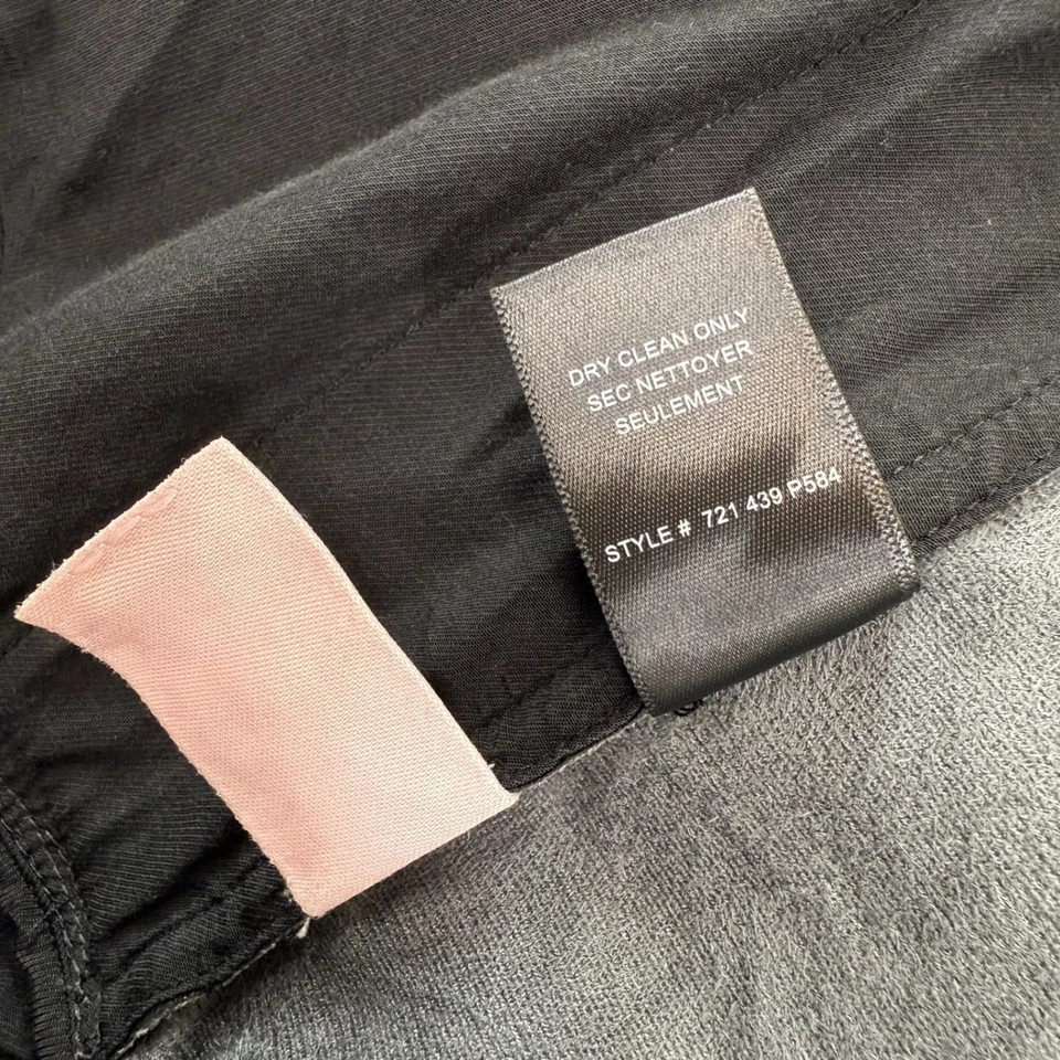 Mameluco Rebecca Taylor para mujer 8 negro imitación cuero mini punk emo rock callejero Foto 4 de 4