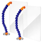 2 Sets Quick-install Magnetic Base Shield Kit - 8.5" x 12" Safety Coolant Hos...