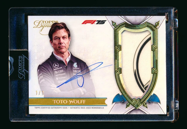 2025 Topps Dynasty F1 #DAP-TWO Toto Wolff Gold Patch Autograph #1/1