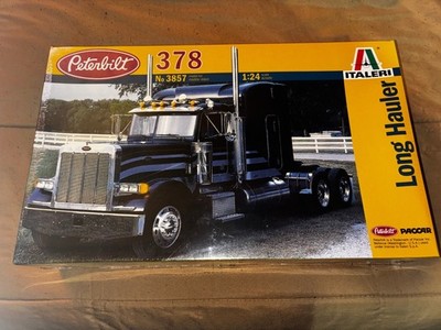 PETERBILT 378 LONG HAULER TRACTOR 1/24 SCALE SEALED MODEL KIT BY ITALERI 3857