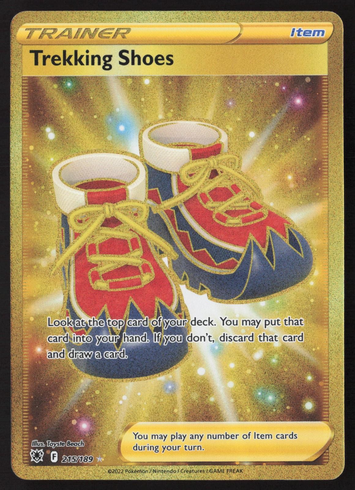 Trekking Shoes 215/189 Secret Rare Pokemon Astral Radiance NM