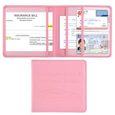 Car Registration And Insurance Holder Vehicle Glove Box Car Organizer Men Women