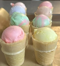 Freeze Dried Taffy Candy Cone Ice Cream Party Favors Birthday Favors Princess