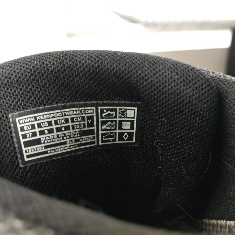 Keen Targhee Mid Hiking Boots Boys 5Y Waterproof Shoes Leather Black Trail - Image 3 of 4