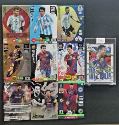 Lionel Messi 2010-11 Panini Champions, World Cup 2018, Topps Project 22, More