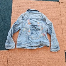 BABY GAP x DISNEY THUMPER Embroidered Toddler 4 Years Blue Denim Jacket Y7a