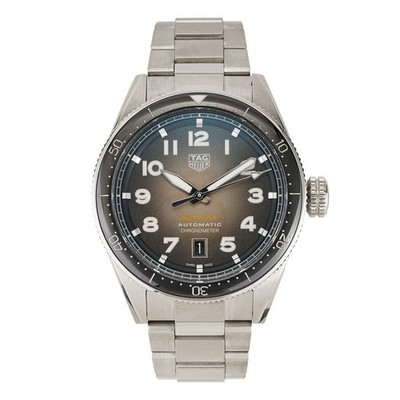 Tag Heuer Autavia Caliber 5 42mm WBE5114.EB0173  2020 Excellent Gradient Dial