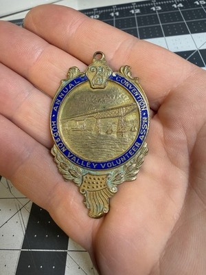 1912 Poughkeepsie Hudson Valley Volunteer Fireman's Association Medal
