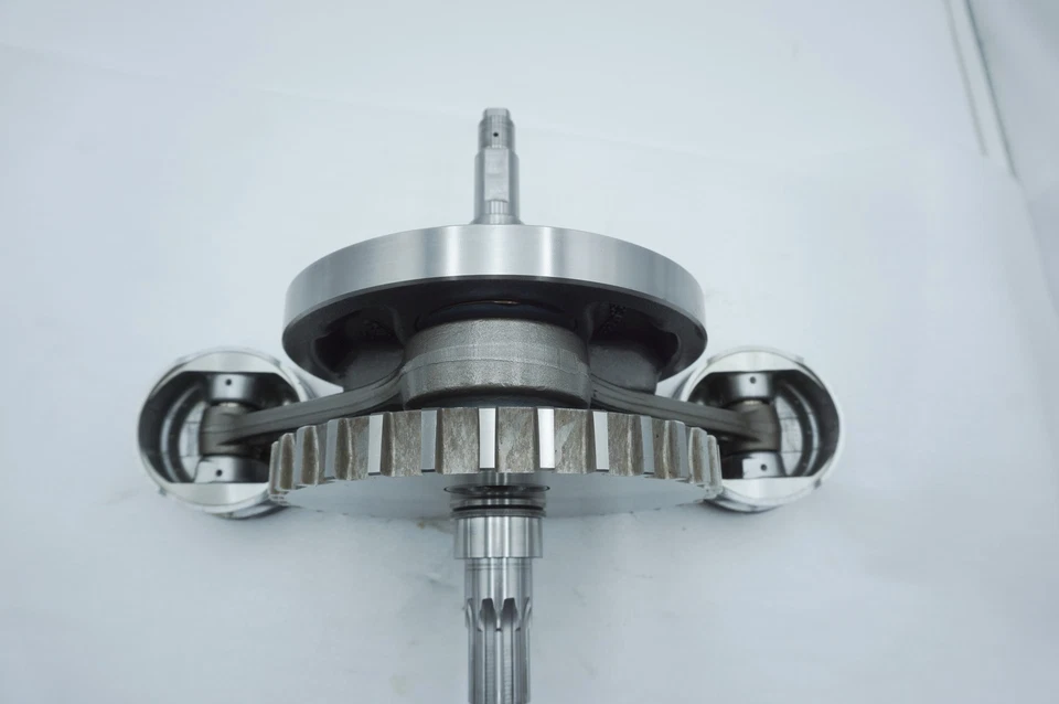 04 Harley Dyna FXD Super Glide OEM Doble Leva Motor Manivela Volante Pistones Foto 2 de 4