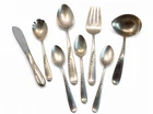 Reed & Barton  11.86 Troy Oz 369g Sterling Silver Wheat Flatware Lot 8pc No Mono