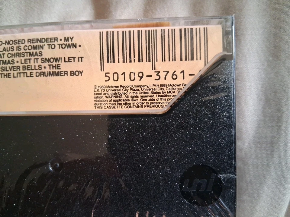 The Temptations Christmas Card Audio Cassette Jul-1989 Motown Vintage SEALED - Image 3 of 4