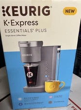 Keurig K-Express Essentials Plus Iced & Hot Coffee Maker Newest Version Gray