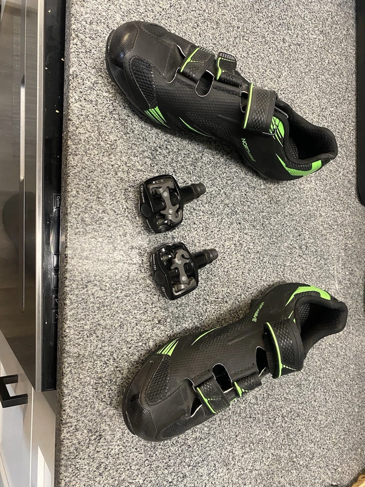 Northwave Scorpius 2, 42.5 EUR, 10 Men's W/ Eclypse SPD Pedasl and Clips - Image 2 of 4