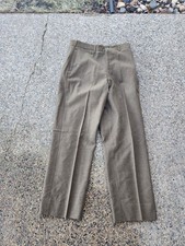 Vtg Men's 50s Korean War US Army Wool Uniform Pants Sz 34x31 1950s Trousers