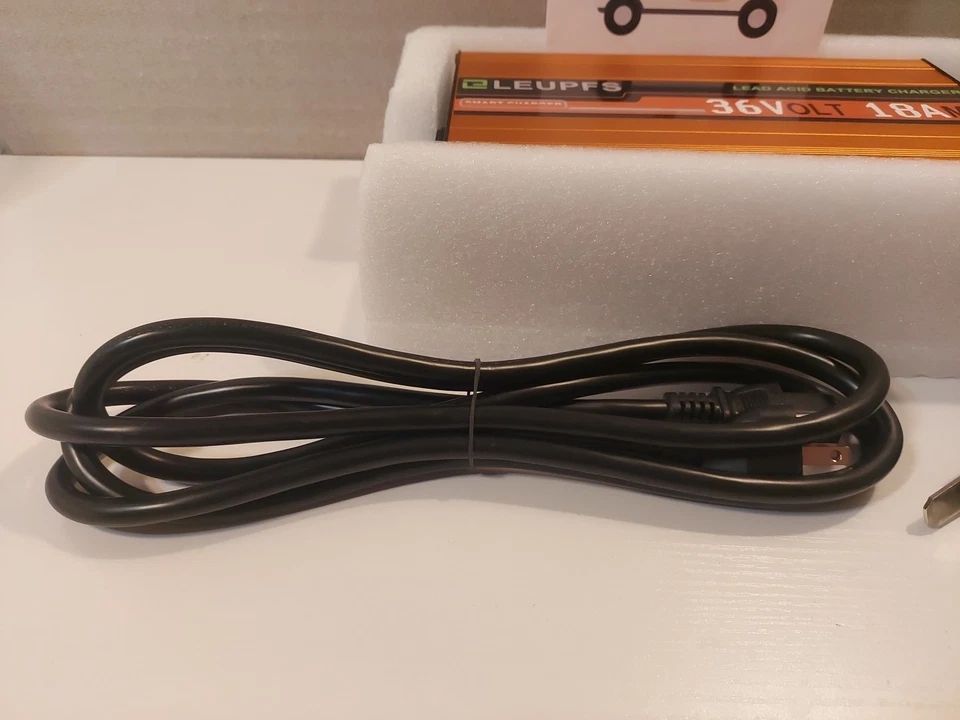 Cargador de batería para carro de golf 18 amperios 36 voltios, compatible con EZGO, Club Car Foto 3 de 4