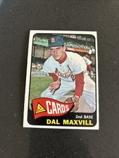 1965 Rare O Pee Chee Dal Maxvill 78 Nr Mint + St Louis Cardinals