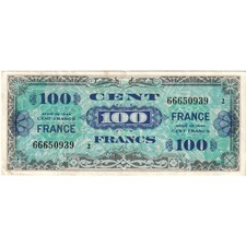 Frankreich, 100 Francs, 1945 Verso France, S+