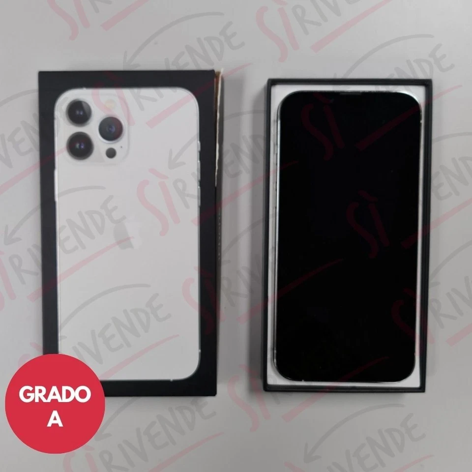 APPLE IPHONE 13 PRO MAX 256 GB SILVER CON BATTERIA 85%. VERIFICATO DI GRADO A - Immagine 2 di 4