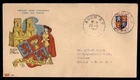Mayfairstamps France FDC 1953 Coat of Arms Gascogne First Day Cover aax_80863