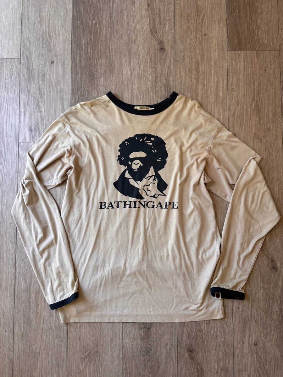 トップス A Bathing Ape long sleeve t shirt japan A Bathing Ape Long Sleeve T-Shirts for Men for sale - eBay