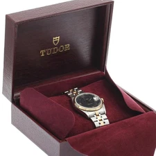 TUDOR PRINCE DATE 8030 34mm SS/YG Black Dial Automatic Date #C318