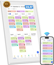 21.5 Inch Digital Calendar, Electronic Planner  Chore Chart with 1920X1080P IPS