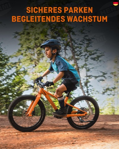HENMI Fahrradständer 16-20 Zoll Kinderfahrrad Ständer mit Löchern, 40mm Lo - Bild 3 von 6