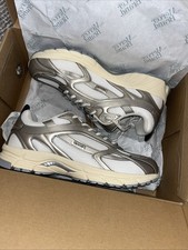 The Mercer Brand Amsterdam Re Run High Frequency Trainers UK 10 Gold & White NEW