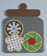Christmas Cookie Jar. Scrapbook, Card Making Paper Piecing