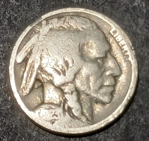 1923 Nickel Buffalo Nickel Avg Circ Tough Worn Date